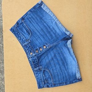 No Boundaries Button Fly Jean Shorts